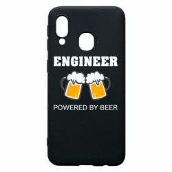 Чехол для Samsung A40 Engineer Powered By Beer - PrintSalon