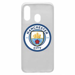 Чехол для Samsung A40 FC Manchester City Logo - PrintSalon