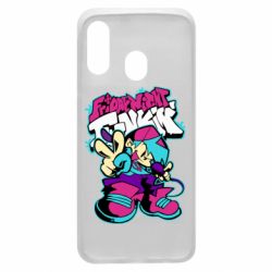 Чехол для Samsung A40 FnF Boy And Logo - PrintSalon