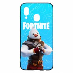Чехол для Samsung A40 Fortnite Snowman - PrintSalon