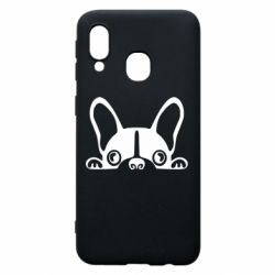 Чехол для Samsung A40 French Bulldog Puppy