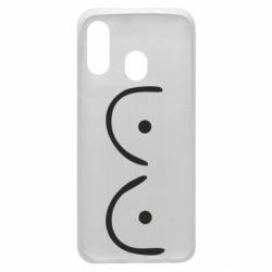 Чехол для Samsung A40 Funny tits - PrintSalon