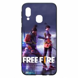 Чехол для Samsung A40 Garena Free Fire Samurai Team - PrintSalon