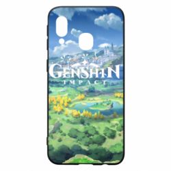 Чохол для Samsung A40 Genshin Impact World - PrintSalon