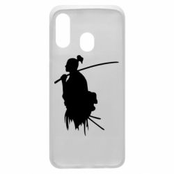Чехол для Samsung A40 Ghost Of Tsushima Silhouette - PrintSalon