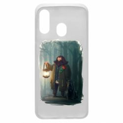 Чехол для Samsung A40 Хагрид в лесу - PrintSalon