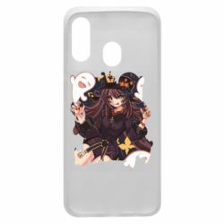 Чохол для Samsung A40 Halloween Impact Hu Tao - PrintSalon