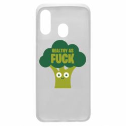 Чехол для Samsung A40 Healthy as fuck - PrintSalon