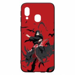 Чохол для Samsung A40 Itachi Uchiha with crows - PrintSalon
