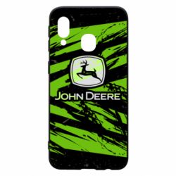 Чохол для Samsung A40 John Deere and green background - PrintSalon