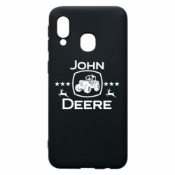 Чехол для Samsung A40 John Deere and tractor fanArt - PrintSalon