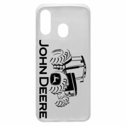 Чохол для Samsung A40 John Deere Logo, Tractor - PrintSalon