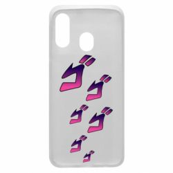 Чехол для Samsung A40 jojo hieroglyphs - PrintSalon