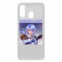 Чехол для Samsung A40 Kamisato Ayato - PrintSalon