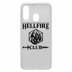 Чехол для Samsung A40 Клуб Адского Огня - PrintSalon