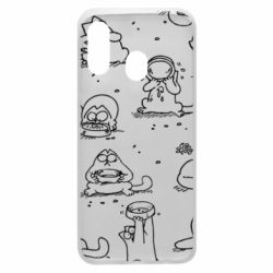 Чохол для Samsung A40 Кіт Саймона - PrintSalon