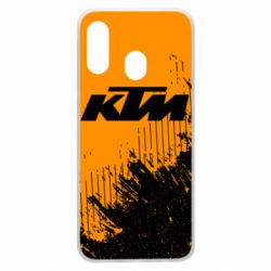 Чехол для Samsung A40 KTM and grunge background