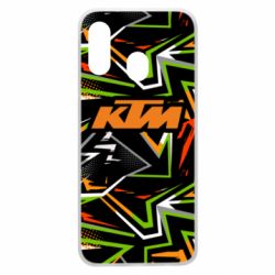 Чохол для Samsung A40 KTM orange logo - PrintSalon
