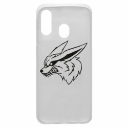 Чехол для Samsung A40 Kurama line art - PrintSalon