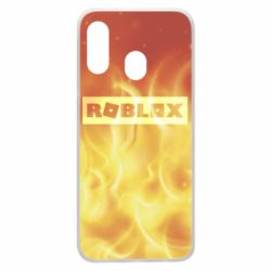Чохол для Samsung A40 Logo and fire - PrintSalon