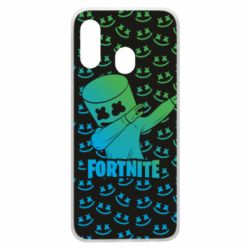 Чехол для Samsung A40 Marshmello Fortnite Dab Neon - PrintSalon