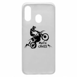 Чехол для Samsung A40 Motocross sport - PrintSalon