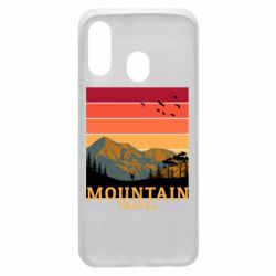 Чехол для Samsung A40 Mountain travel - PrintSalon
