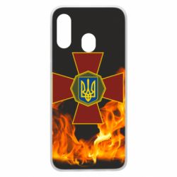 Чехол для Samsung A40 Нацгвардія Вогонь - PrintSalon