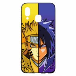 Чохол для Samsung A40 Naruto Vs Sasuke - PrintSalon