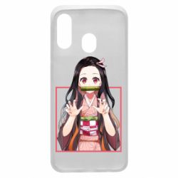Чехол для Samsung A40 Nezuko - PrintSalon