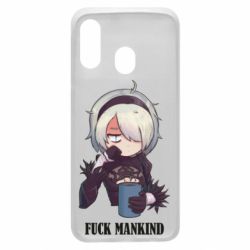 Чохол для Samsung A40 Nier. Fuck Mankind - PrintSalon