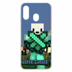 Чехол для Samsung A40 Novaskin Minecraft - PrintSalon