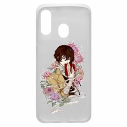 Чохол для Samsung A40 Osamu Dazai in flowers