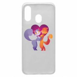 Чохол для Samsung A40 Парочка. Котики - PrintSalon