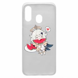 Чохол для Samsung A40 Паймон з кавуном - PrintSalon