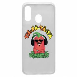 Чехол для Samsung A40 Перец Эдисон и доллары - PrintSalon