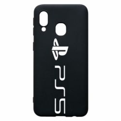 Чехол для Samsung A40 PlayStation 5 Logo - PrintSalon
