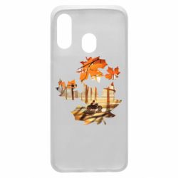 Чехол для Samsung A40 Проезжая осень - PrintSalon