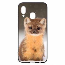 Чехол для Samsung A40 Пушистая куница - PrintSalon