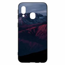 Чохол для Samsung A40 Red mountains - PrintSalon