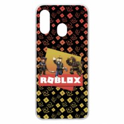 Чехол для Samsung A40 Roblox Heroes 3D - PrintSalon