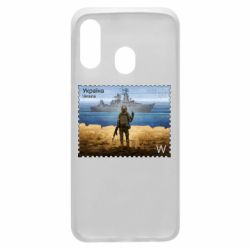 Чехол для Samsung A40 русский корабль иди на@