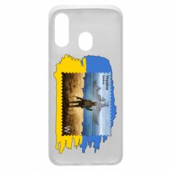 Чехол для Samsung A40 Русский военный корабль! Украина - PrintSalon