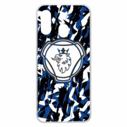 Чохол для Samsung A40 Scania logo and grunge - PrintSalon