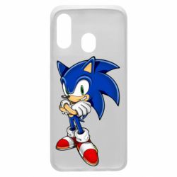 Чехол для Samsung A40 Sonic with smile - PrintSalon