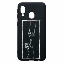 Чехол для Samsung A40 Сreation meow - PrintSalon