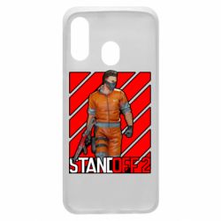 Чехол для Samsung A40 Standoff 2 Red Logo - PrintSalon