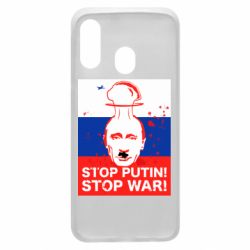 Чехол для Samsung A40 STOP PUTIN - PrintSalon