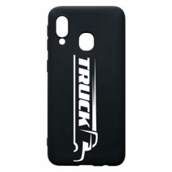 Чехол для Samsung A40 Truck simple art - PrintSalon