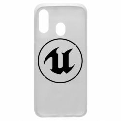 Чехол для Samsung A40 Unreal Engine Logo - PrintSalon